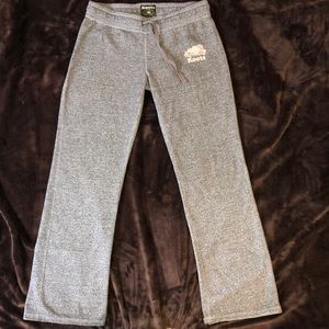 Roots Salt n Pepper Grey Flare Sweatpants Size Medium